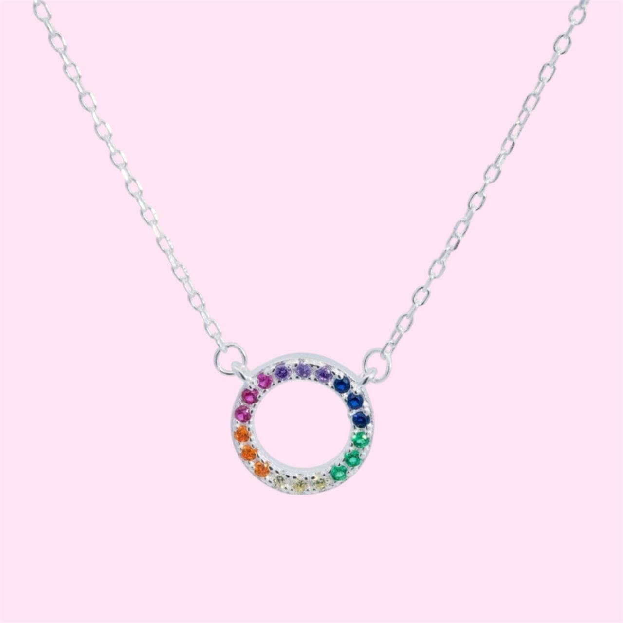 Collar Circulo Multicolor