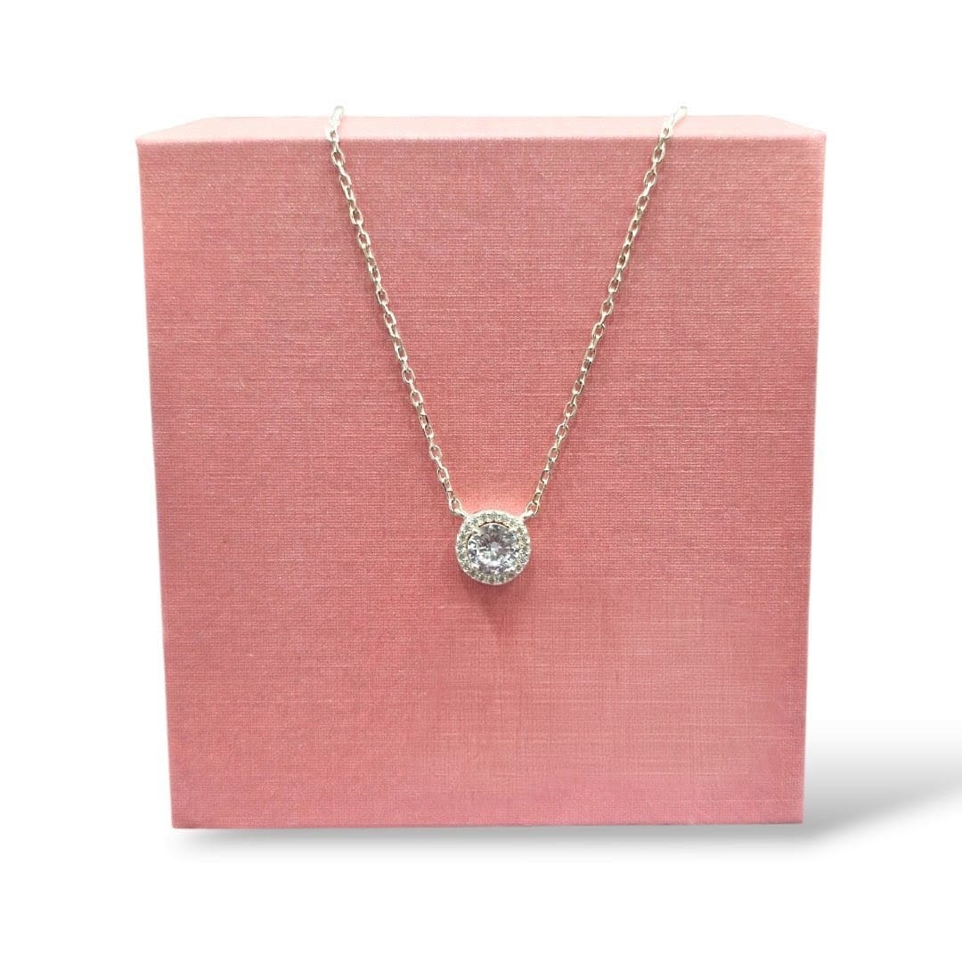 Collar Zirconia en plata .925