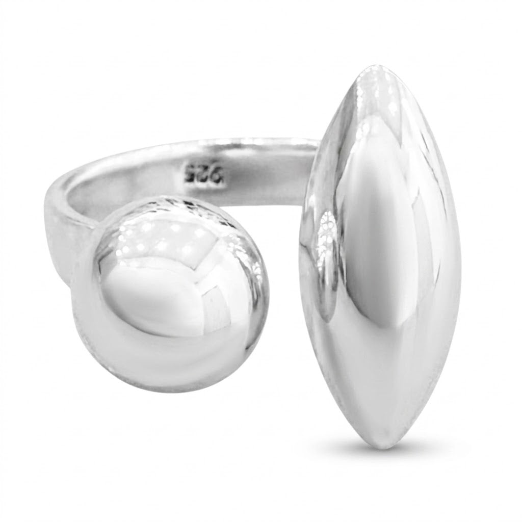 Anillo esfera y semilla