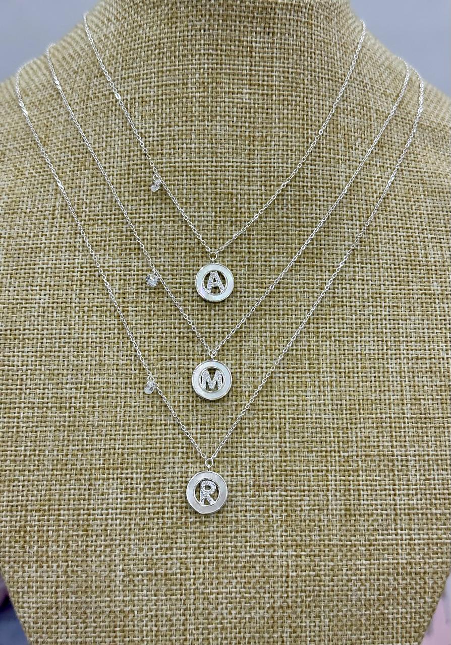 Collar Inicial Plata