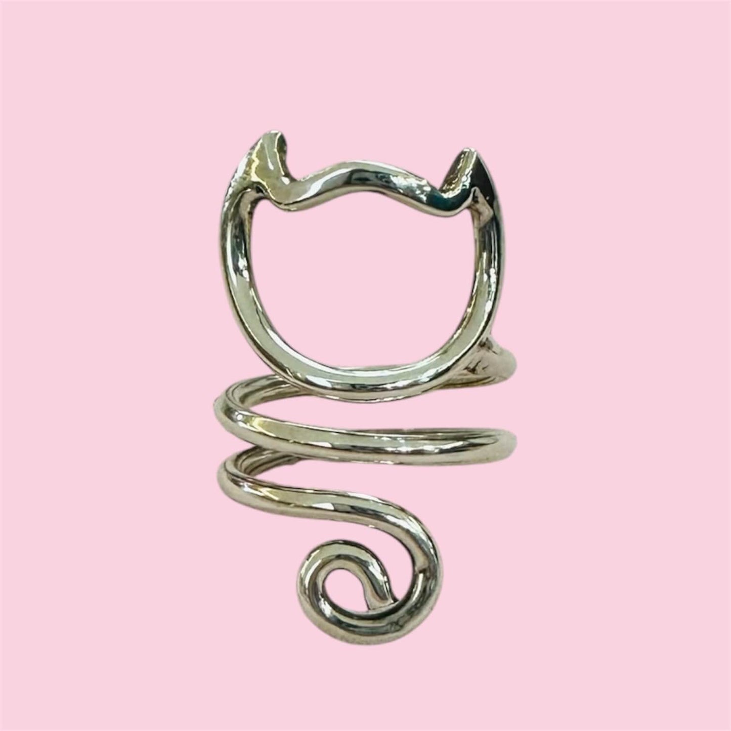 Anillo diseño gatito