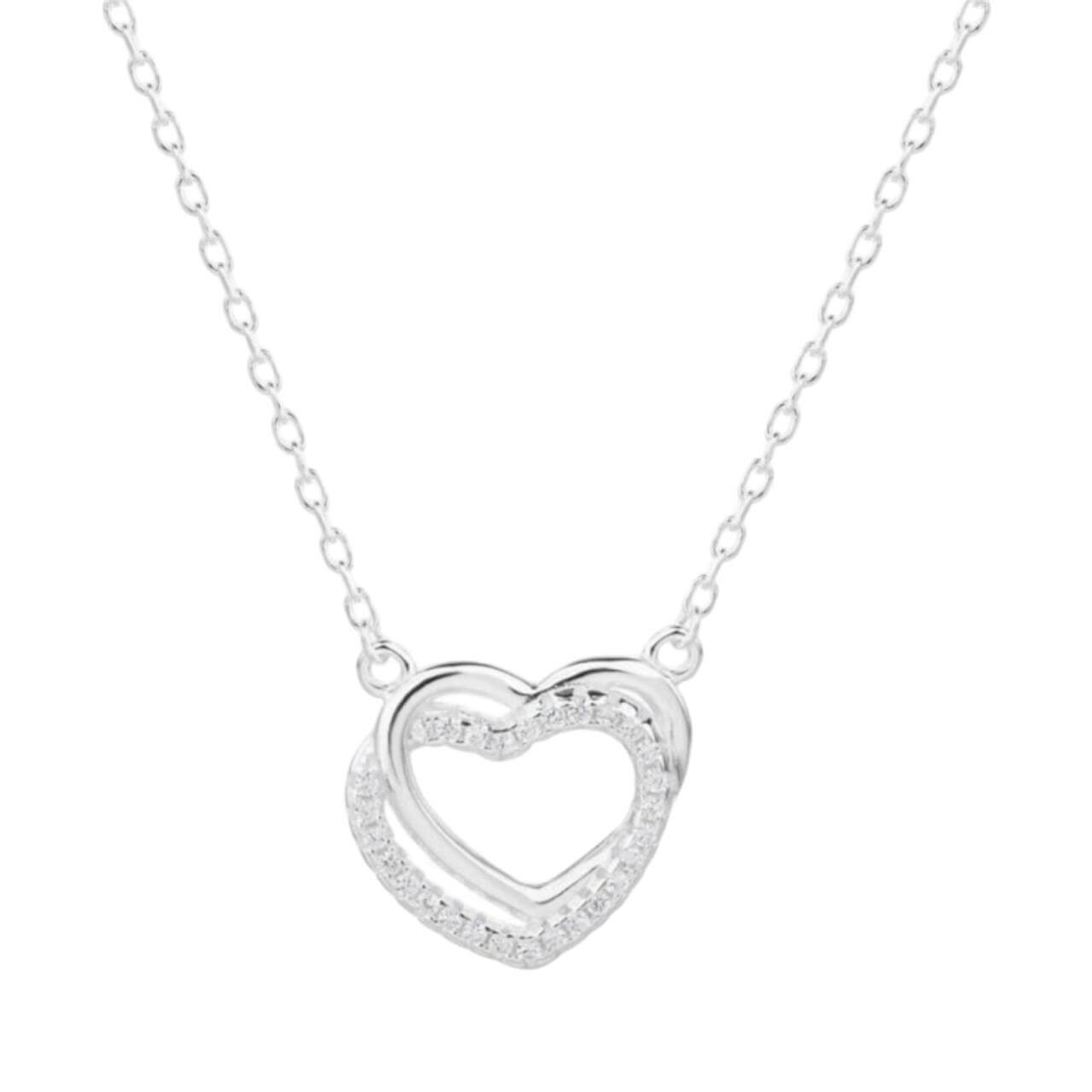 Collar Corazón Zirconias