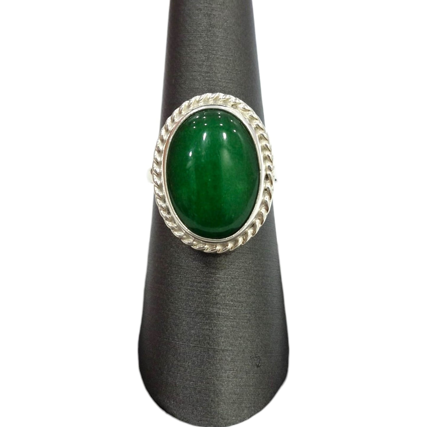 Anillo ágata verde