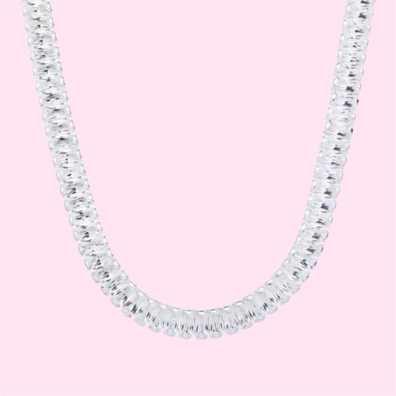 Gargantilla con Zirconias Baguette