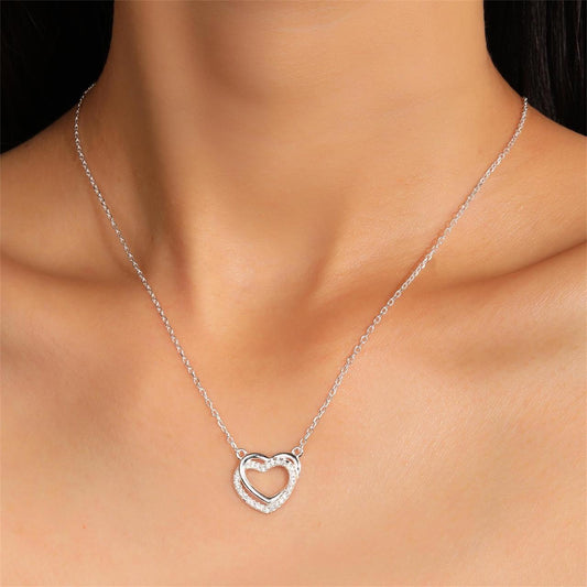 Collar Corazón Zirconias
