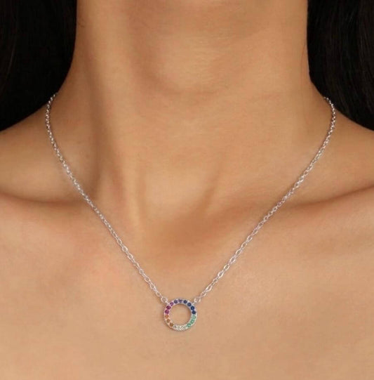 Collar Circulo Multicolor
