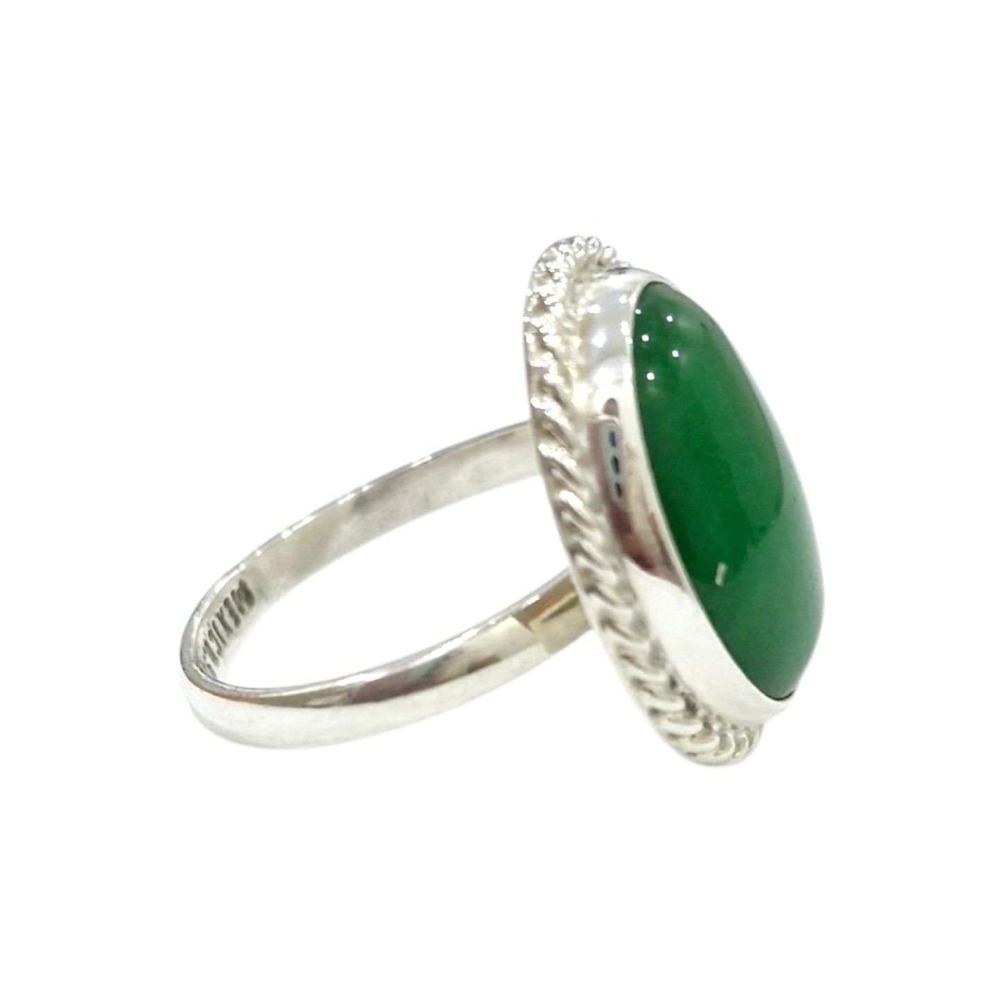 Anillo ágata verde