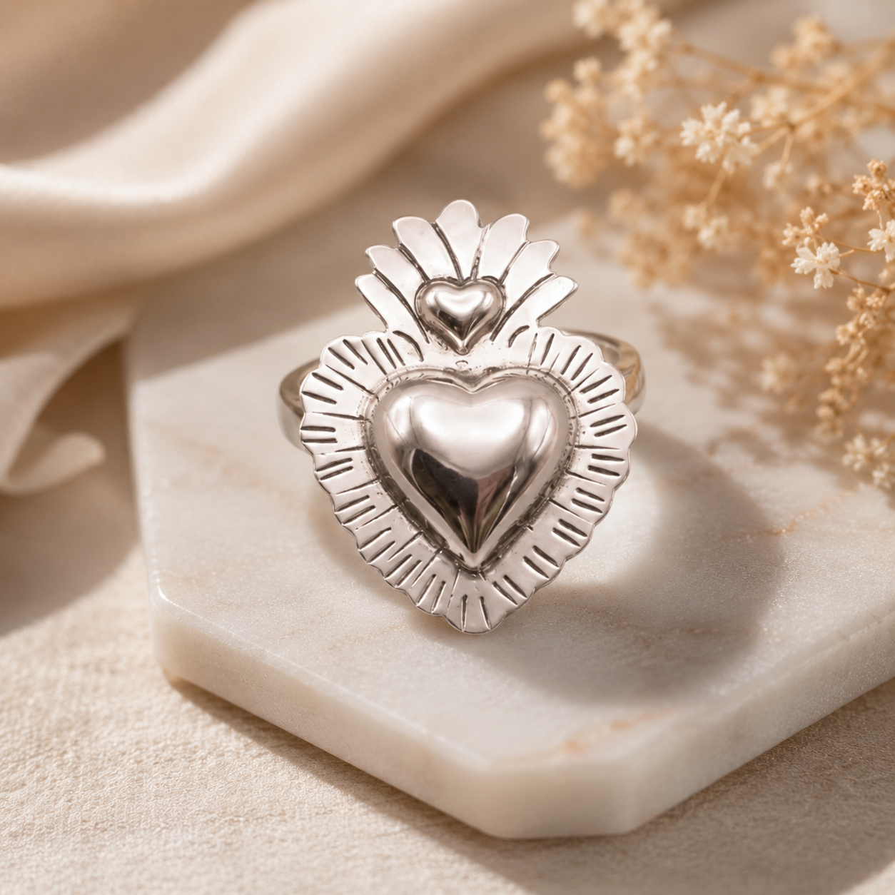 Anillo maxi corazón