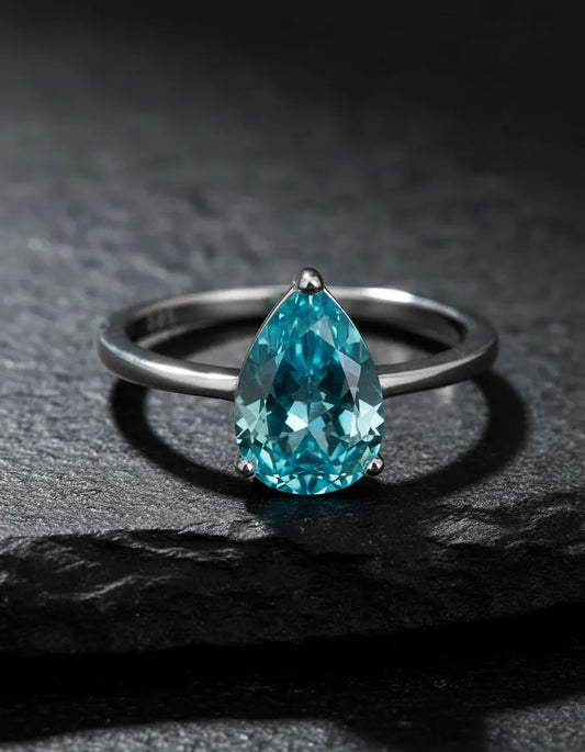 Anillo Gota Azul