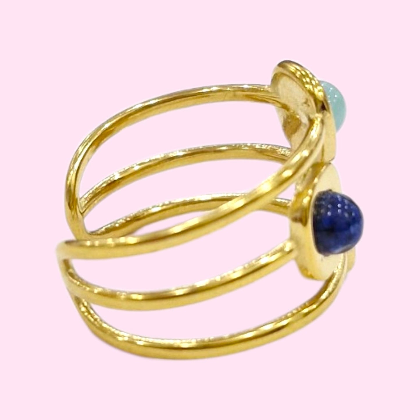 Anillo Ajustable 3 piedras