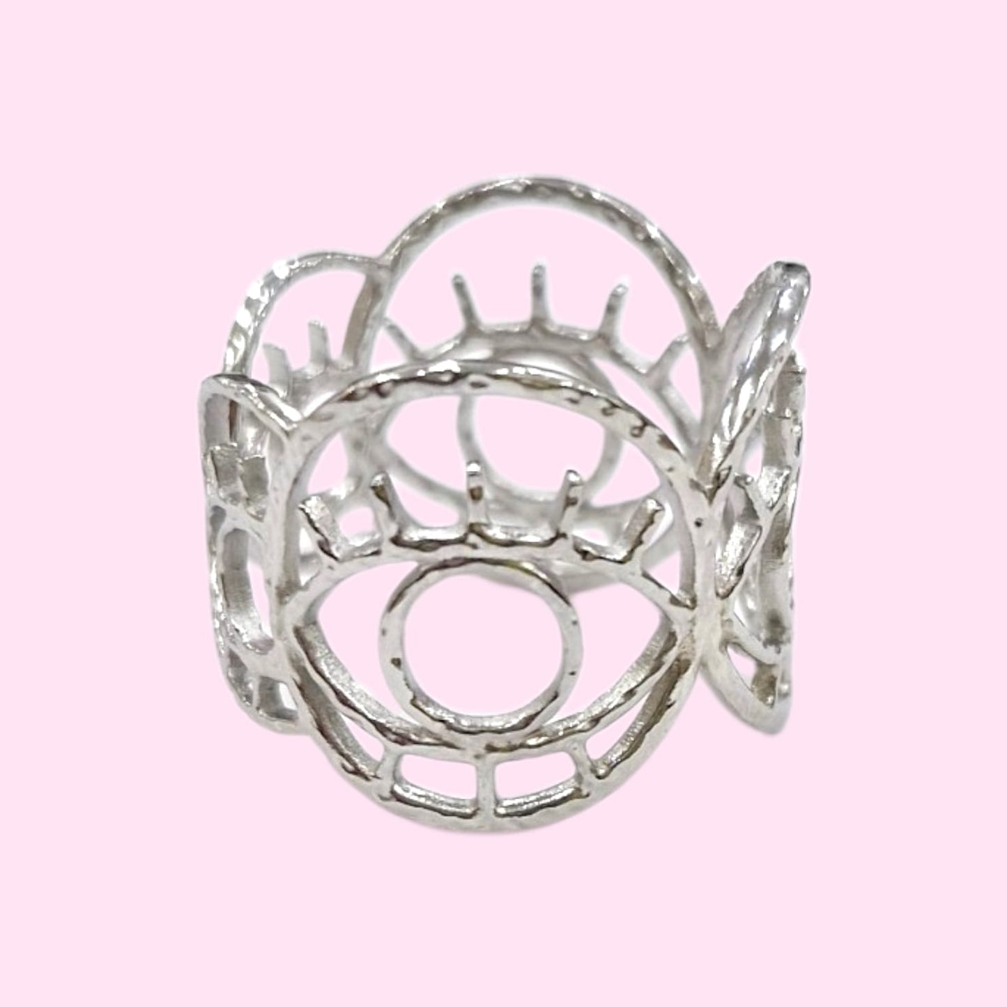 Anillo ojo silueta