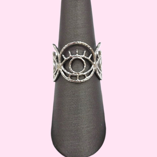 Anillo ojo silueta