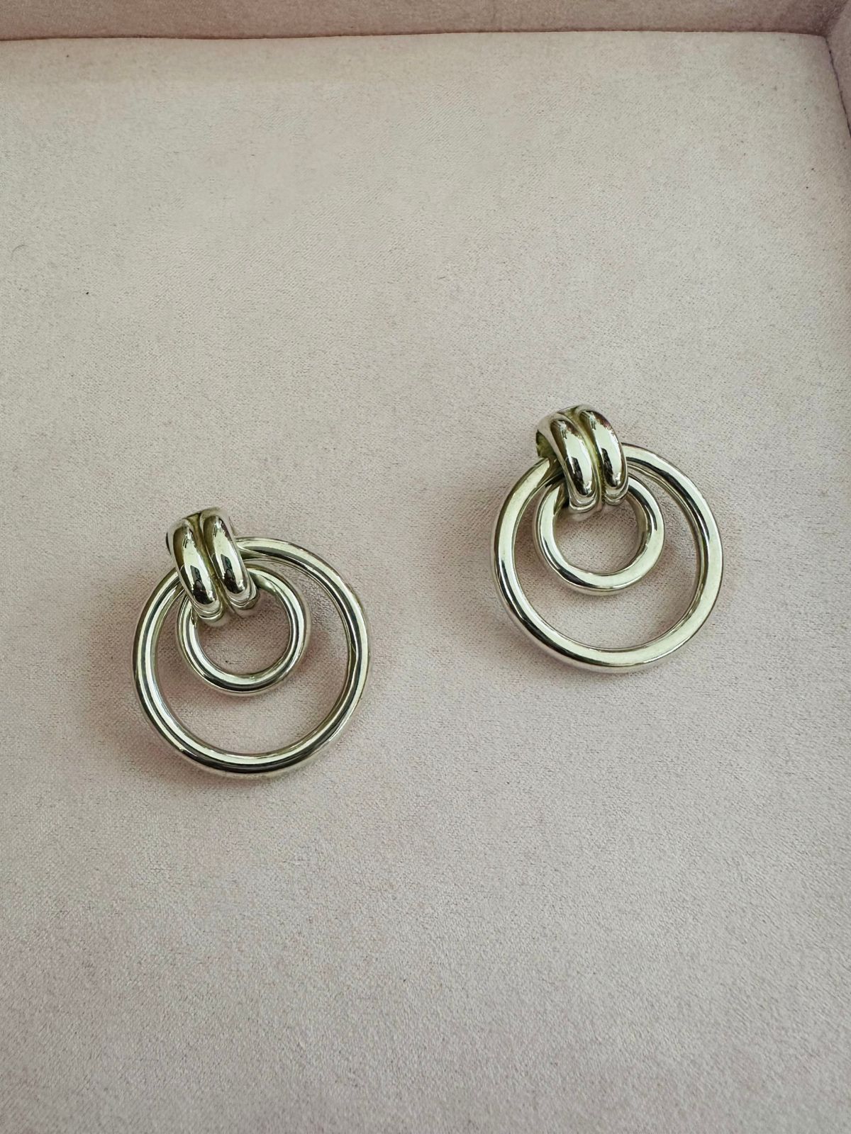 Aretes Maxi Doble Círculo