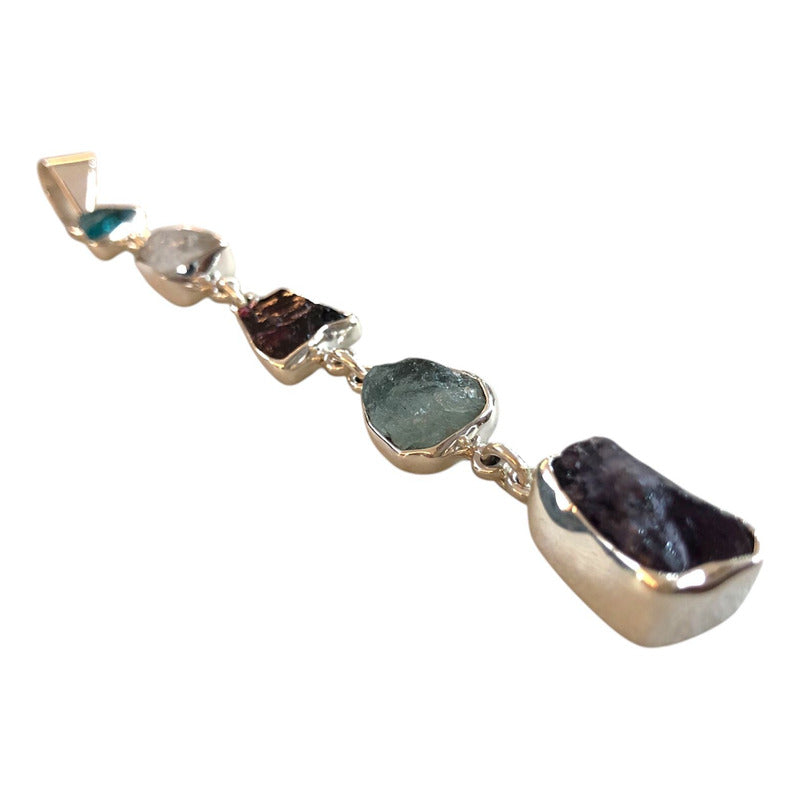 Dije Cuarzos Plata .925 Moda Joyería Accesorios Dama Diseño Plateado