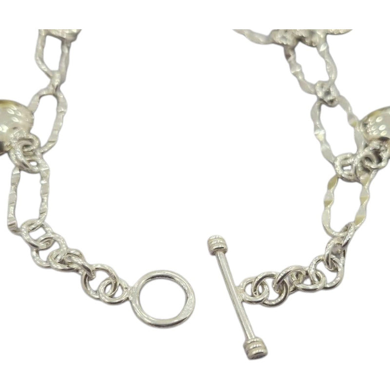 Pulsera Corazones Colgantes