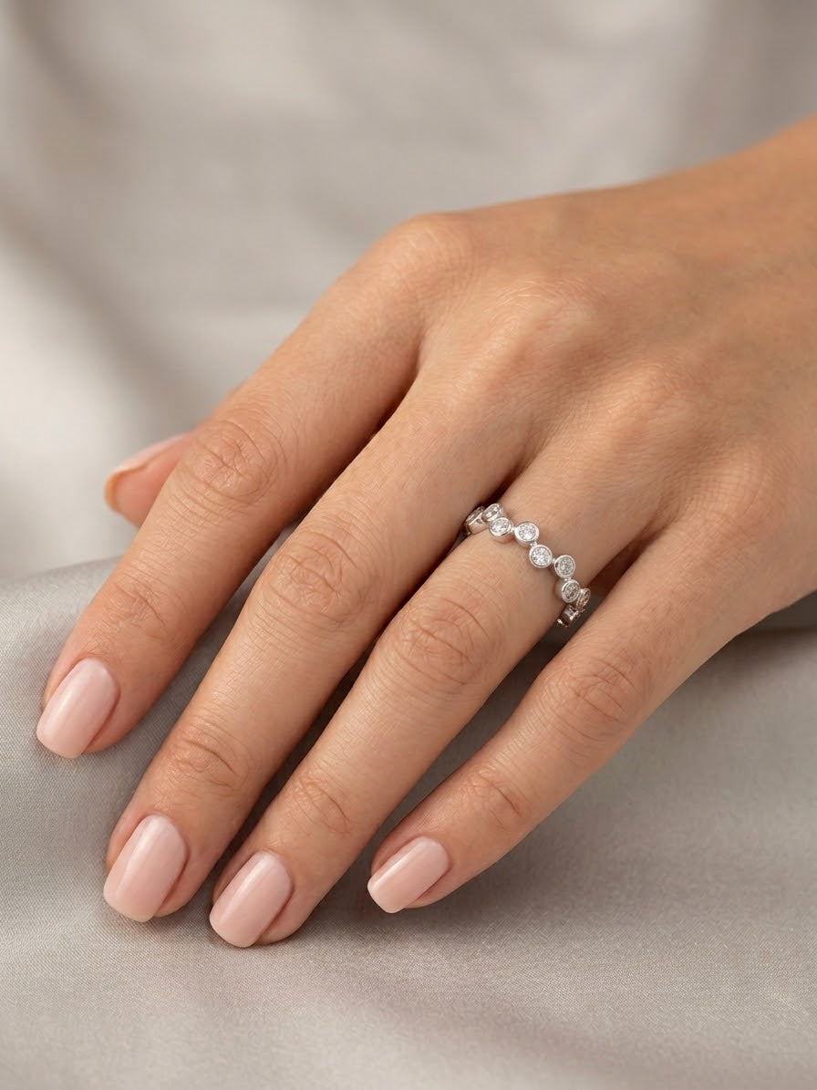 Anillo churumbela círculos