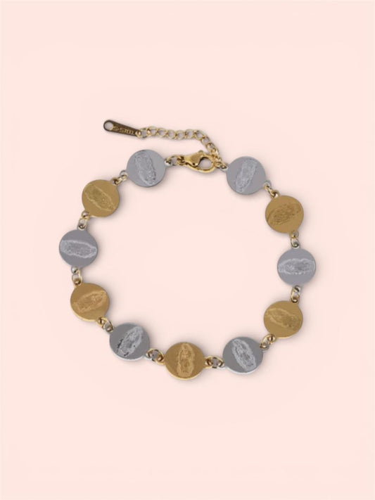 Pulsera Virgen Bicolor