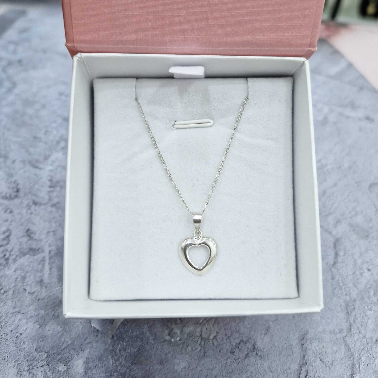 Collar Corazón Plata